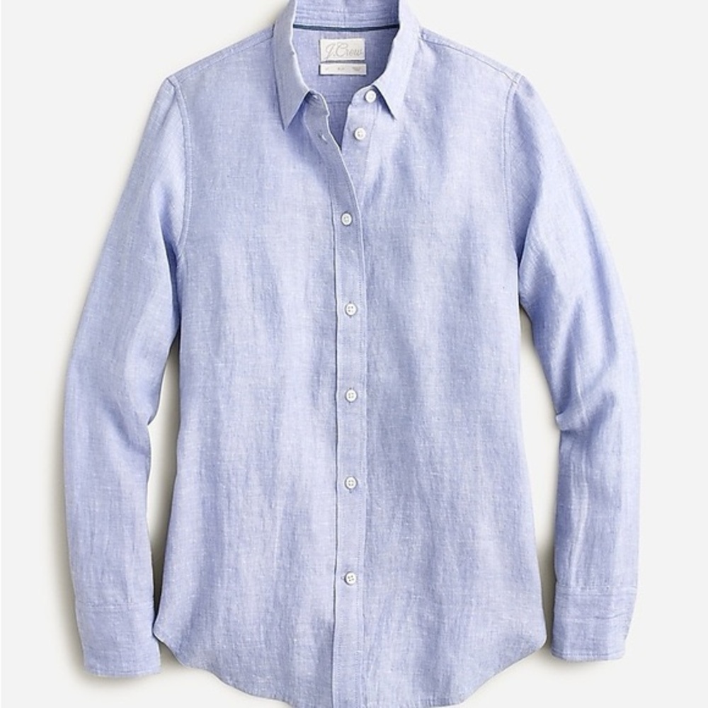 J. Crew Slim-Fit Baird McNutt Irish Linen Button Down Shirt